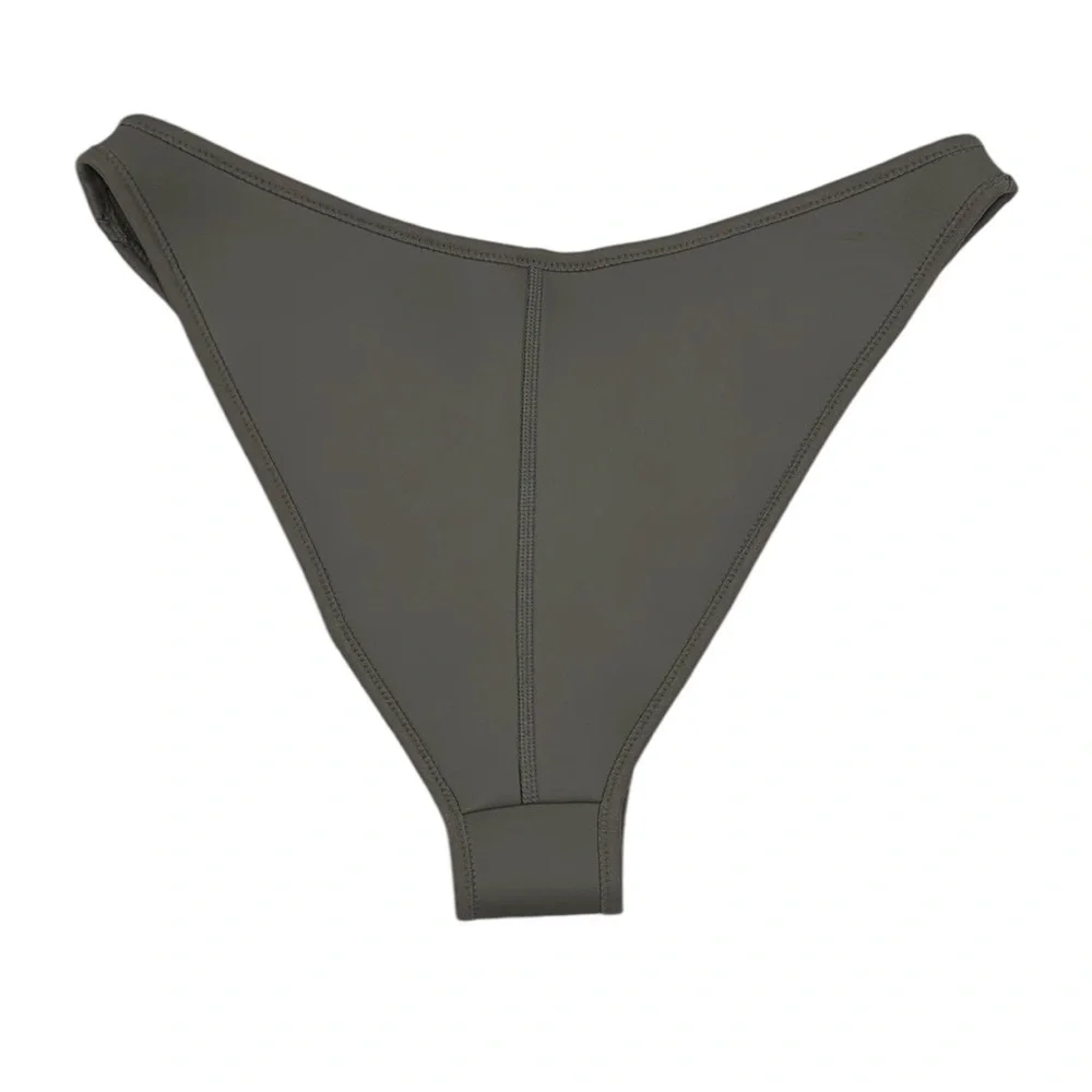 Skims Rubberized Scuba Swim Tanga Bikini Bottom Size Large